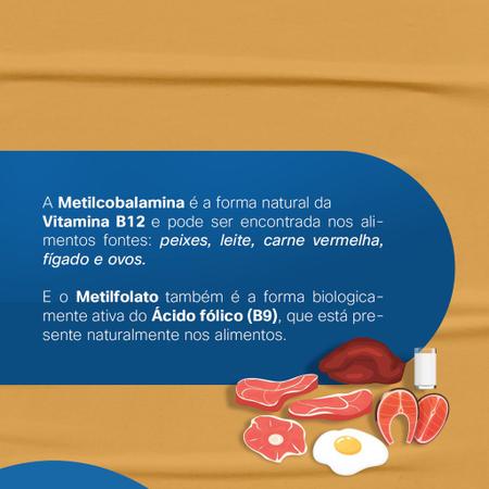 Imagem de Metilcobalamina (Vitamina B12) + Metilfolato (Vitamina B9) Concentrado