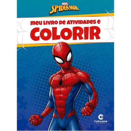 Imagem de Meu livro de atividades e colorir homem-aranha pop