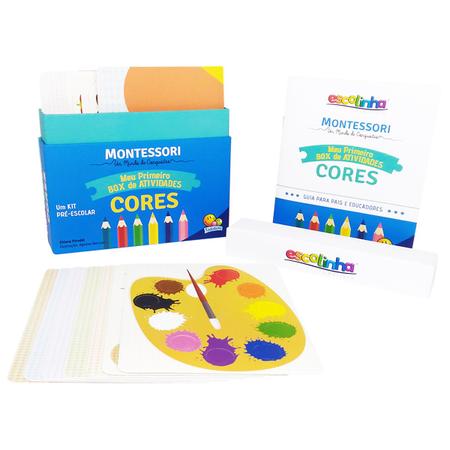 Imagem de Meu Primeiro Box De Atividades Montessori Formas E Cores - Todo Livro