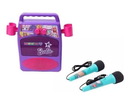 Meu Primeiro Karaokê Caixa De Música Barbie Com Luz Fun - Game1 - Esportes  & Diversão