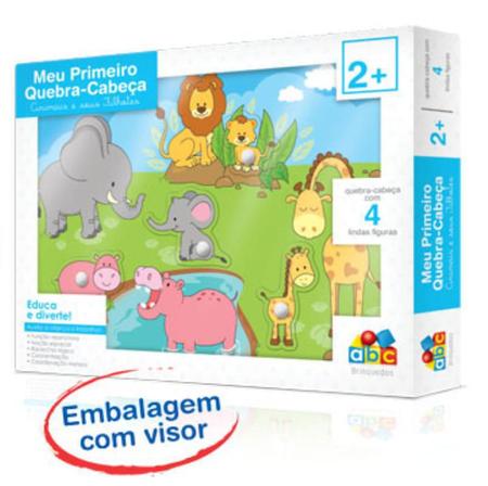 Jogo Educativo Meu Primeiro Quebra Cabeça Animais e Seus Filhotes Babebi -  Quebra-Cabeça - Magazine Luiza