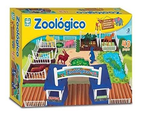 Imagem de Meu Zoológico Zoo Animais Selvagens Nig Brinquedos 43 Peças