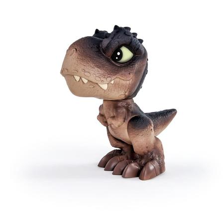 Imagem de MiBoneco Mini Dinossauro T REX Jurassic World Preto Brinquedo Criança Presente Menino 3 anos