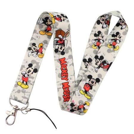 Imagem de Mickey Minnie Ponto Cordão Chaveiro Crachá Titular Id Cartão De Crédito Passagem Corda Telefone