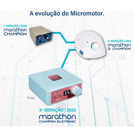 Imagem de Micro Motor Champion Eletronic Rose Marathon 3 Geração