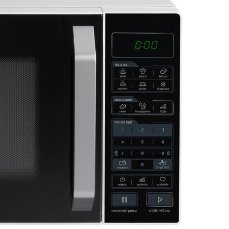 Imagem de Micro-ondas 27L Branco Porta Preta SmartPlate Midea