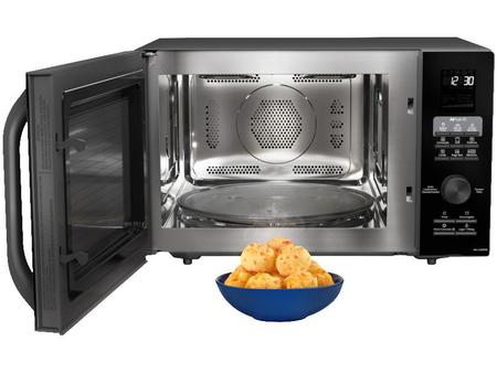 Micro-ondas AirFryer 4 em 1 Panasonic CD89 - Black Glass 30L NN-CD89NBRU -  Micro-ondas - Magazine Luiza