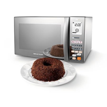 Imagem de Micro-ondas Brastemp 38 Litros cor Inox Espelhado com Grill - BMJ38AR