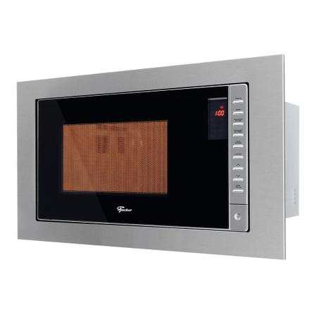 Imagem de Micro-ondas de Embutir Fischer Fit Line 25 litros com função Descongelar Inox 34900