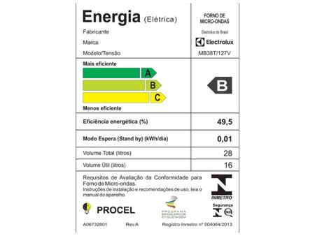 Imagem de Micro-ondas Electrolux 28L com Grill