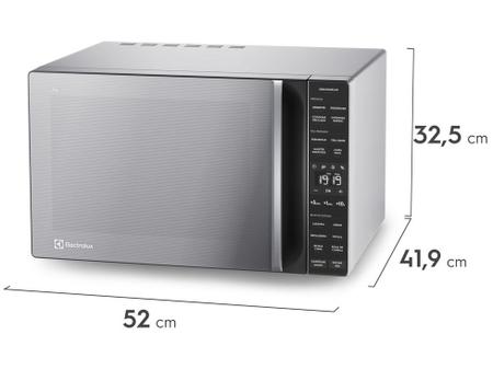 Imagem de Micro-ondas Electrolux 36L Prata e Preto Espelhado Efficient ME36S