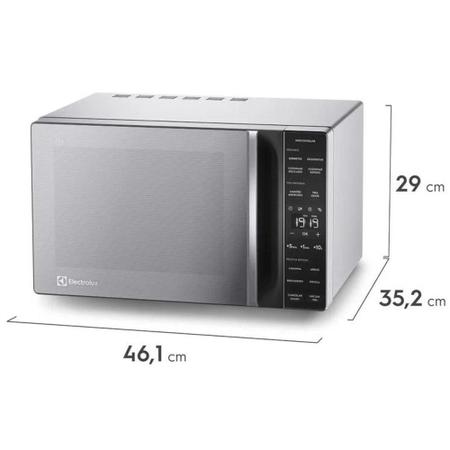 Imagem de Micro-ondas Electrolux Efficient ME23S, 23 Litros, Prata 