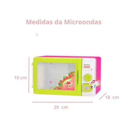 Imagem de Micro-ondas Infantil Moranguita C/ Sons e Luzes Brinquedo Magic Toys
