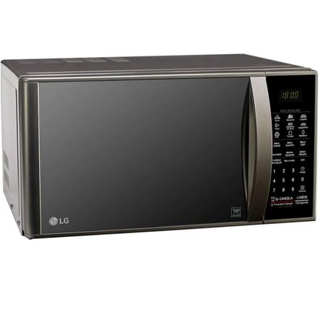 Imagem de Micro-ondas LG 30 Litros com Grill de Quartzo e Revestimento EasyClean Prata MH7093BRA  220 Volts