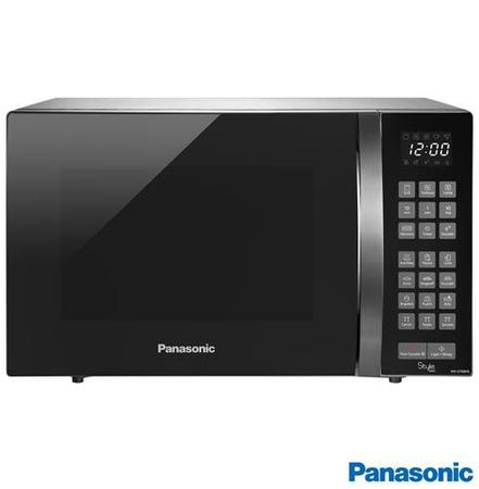 Imagem de Micro-ondas Panasonic Style Grill com 30 Litros de Capacidade e Timer, Inox - NNGT68HS