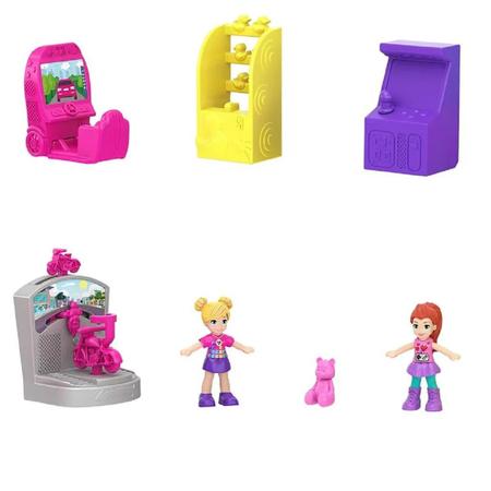 Micro Polly Pocket Pollyville Salão De Jogos GFP41 - Mattel