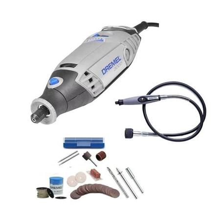 Dremel 3000 Micro retífica com Eixo Flexível e 82 Acessórios 110V