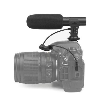 Imagem de Microfone 3.5 Mm Shoot Para Camera Dslr Canon Nikon P2