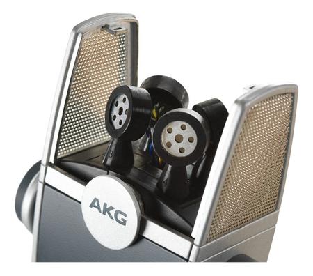 Microfone Akg Lyra Condensador Estéreo C44-usb Imagem de Microfone Akg Lyra Condensador Estéreo C44-usb