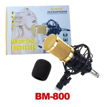 Microfone Bm800 Unidirecional Condensador Pc Stream Studio