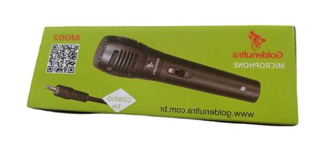 Imagem de Microfone Com Fio Dinamico Cabo 3M M002