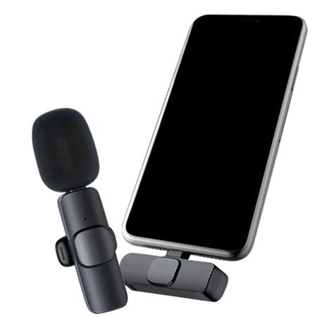 Microfone de lapela sem fio AP004 para Android - Microfone de lapela sem  fio USB C Mini para gravação, vídeos do , transmissão ao vivo,  vlogging (sem aplicativo ou Bluetooth necessário) 