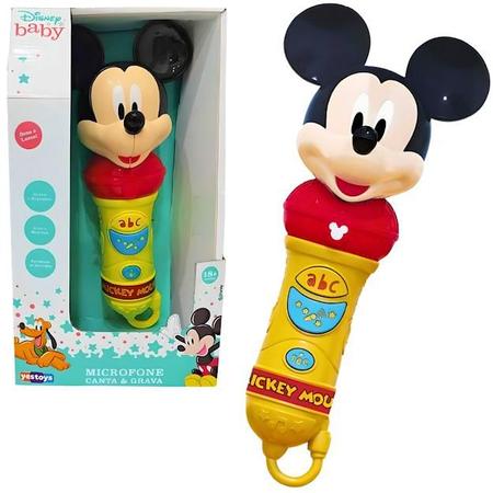 Imagem de Microfone Disney Baby Mickey Canta E Grava Yes Toys