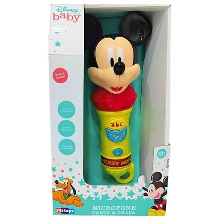 Imagem de Microfone Disney Baby Mickey Canta E Grava Yes Toys