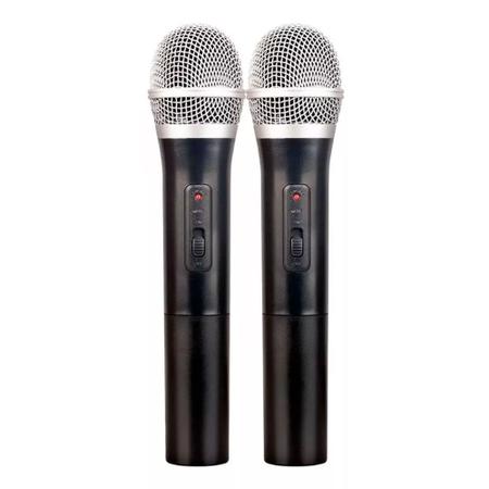 Imagem de Microfone Duplo De Mão VHF Vokal VWS 20 Plus Sem Fio Profissional