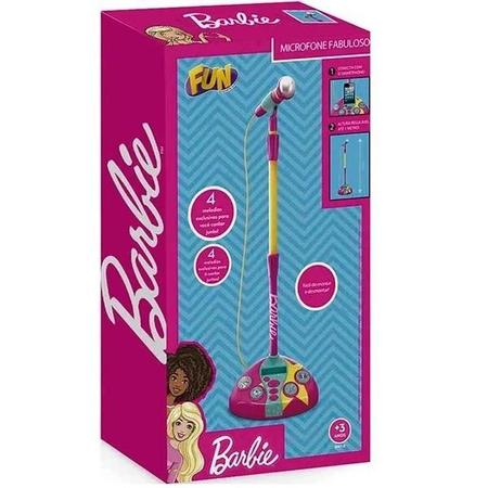 Imagem de Microfone Fabuloso Barbie com Funcao MP3 Player FUN F0004-4