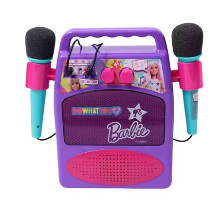 Imagem de Microfone Infantil - Barbie - Meu Primeiro Karaokê - Fun Divirta-se