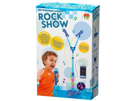 Imagem de Microfone Infantil Duplo Pedestal Rock Show