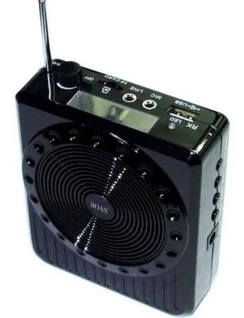 Imagem de Microfone Megafone Amplificador Multifunções Bq-810