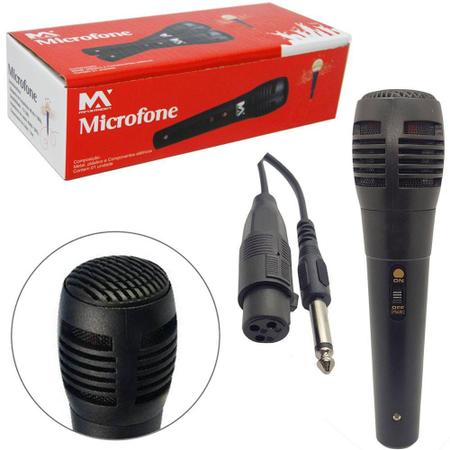 M&E Store atacado e dropshipping - Microfone com fio Profissional