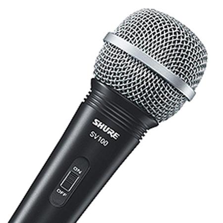 Imagem de Microfone Profissional Vocal com Fio 4,5 Metros SV100 - Shure - Shure