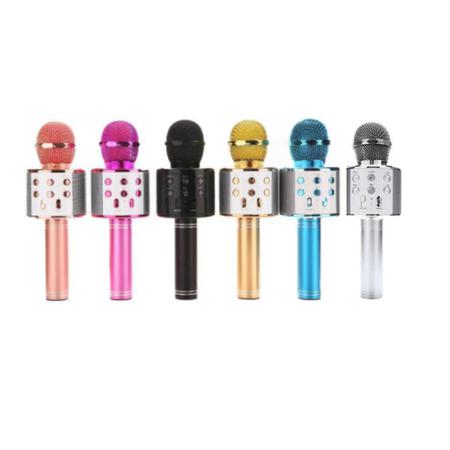 Microfone Sem Fio Bluetooth Karaoke Youtuber Reporter Usb - Lip Imagem de Microfone Sem Fio Bluetooth Karaoke Youtuber Reporter Usb