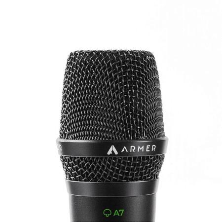 Imagem de Microfone sem Fio Duplo Bastão + Headset Armer AX802MH