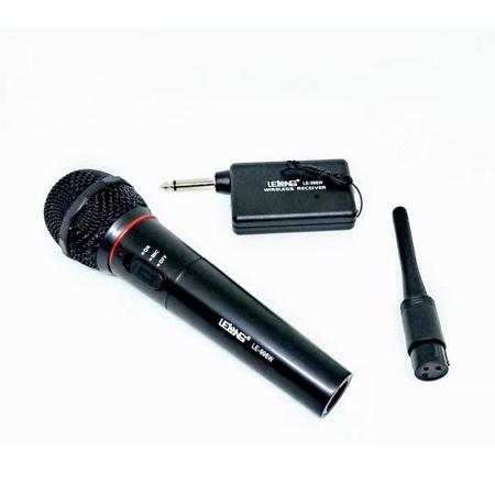 Imagem de Microfone Sem Fio Profissional Uso Geral Completo Lelong 996