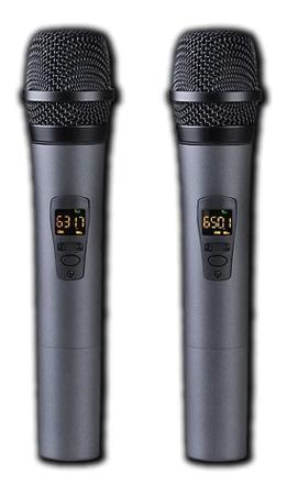 Imagem de Microfone Sem Fio Vokal VLA42 Duplo De Mão Dinâmico 