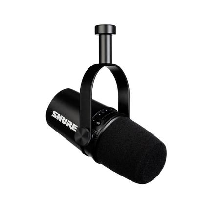 Imagem de Microfone Shure MV7-K Preto Dinâmico Com Saídas USB e XLR Para Podcast - MV7K