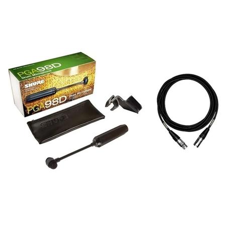 Imagem de Microfone Shure PGA98D XLR Condensador Bateria