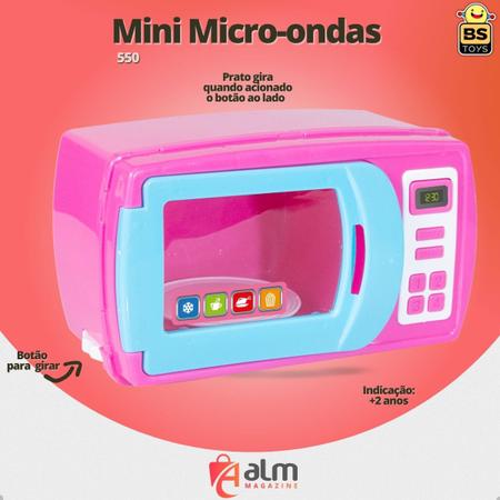 Imagem de Microondas Brinquedo Infantil menina cozinha  Bs Toys Micro ondas