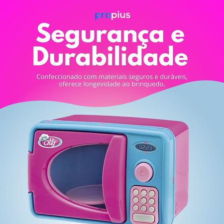 Microondas De Brinquedo Forninho Mini Cozinha Menina - Usual Brinquedos -  Microondas de Brinquedo - Magazine Luiza