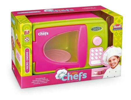 Imagem de Microondas Little Chefs Cozinha Infantil Usual Brinquedos