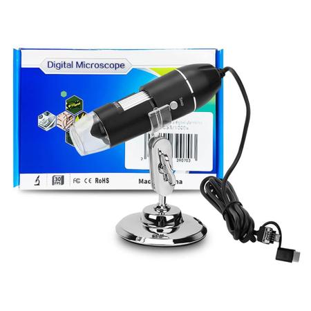 Imagem de Microscópio Digital Ultra HD 1000x USB Profissional - Mega Store