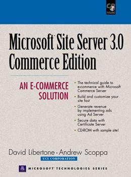 Imagem de Microsoft site server 3.0 commerce edition - an e-commer an e- commerce solution