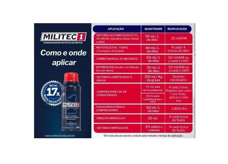 Imagem de MILITEC 1 ORIGINAL COM ETIQUETA 200ml NOVA EMBALAGEM 2020