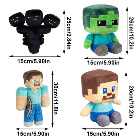 BICHINHOS DE PELUCIA DO MINECRAFT 