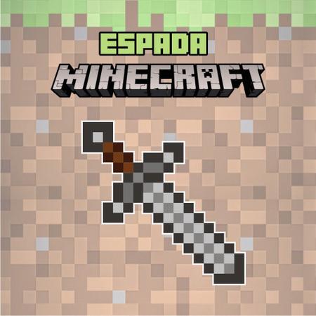 Minecraft Espada e Picareta c/ luz e efeito sonoro - Espada de Brinquedo -  Magazine Luiza