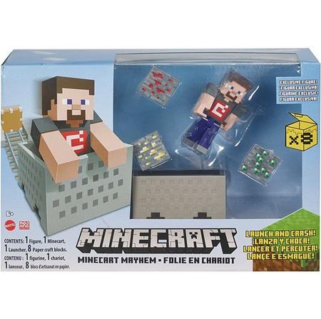  Minecraft Papercraft - Minecart Set, Over 48 Piece
